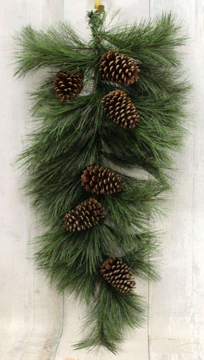 36" Deluxe Pinecone Teardrop