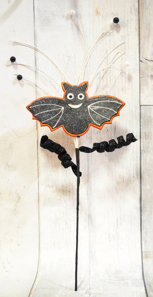 24" Halloween Bat Cookie Floral Spray