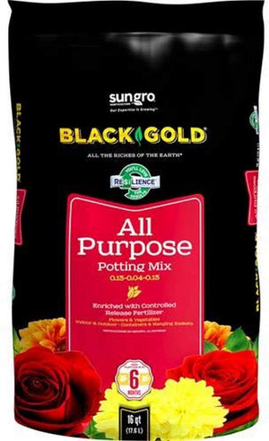 16qt Black Gold Potting Soil Mix