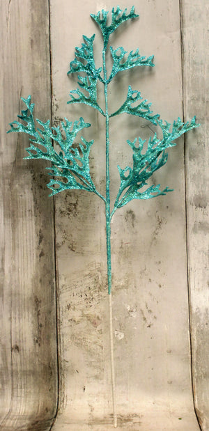 30" Aqua Staghorn Coral Spray-Spring Floral-Ellis Home & Garden