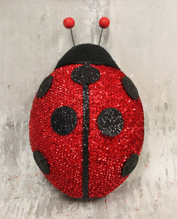 6" Glitter Lady Bug
