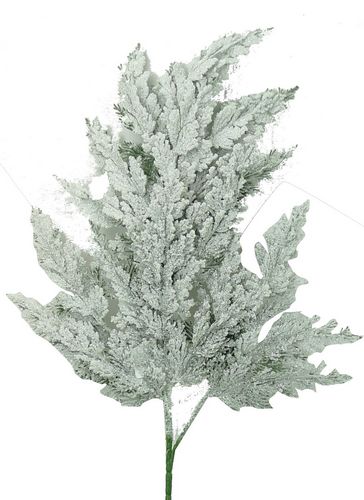 27" Snowy Cedar Spray