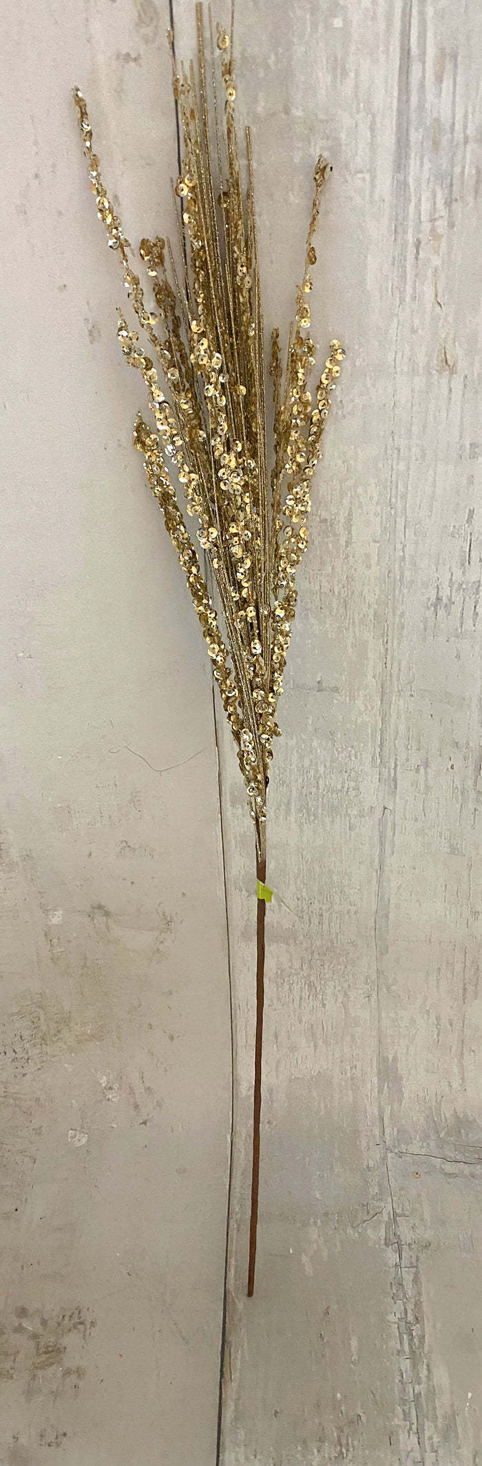 34" Champagne Glitter Spray