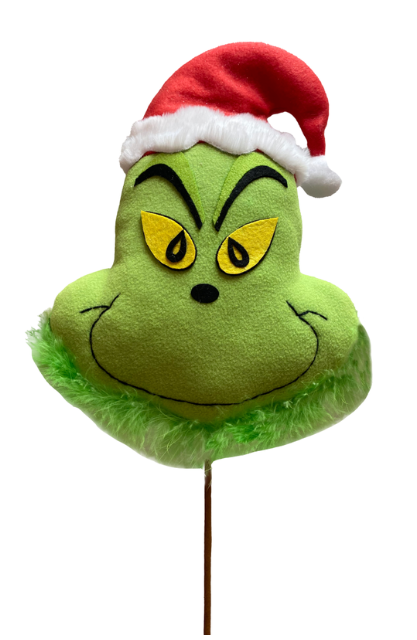 24" Grinch Monster Head Pick