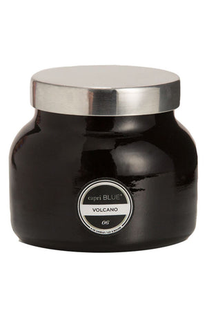 Capri Blue 8oz Volcano Petite Black Jar Candle