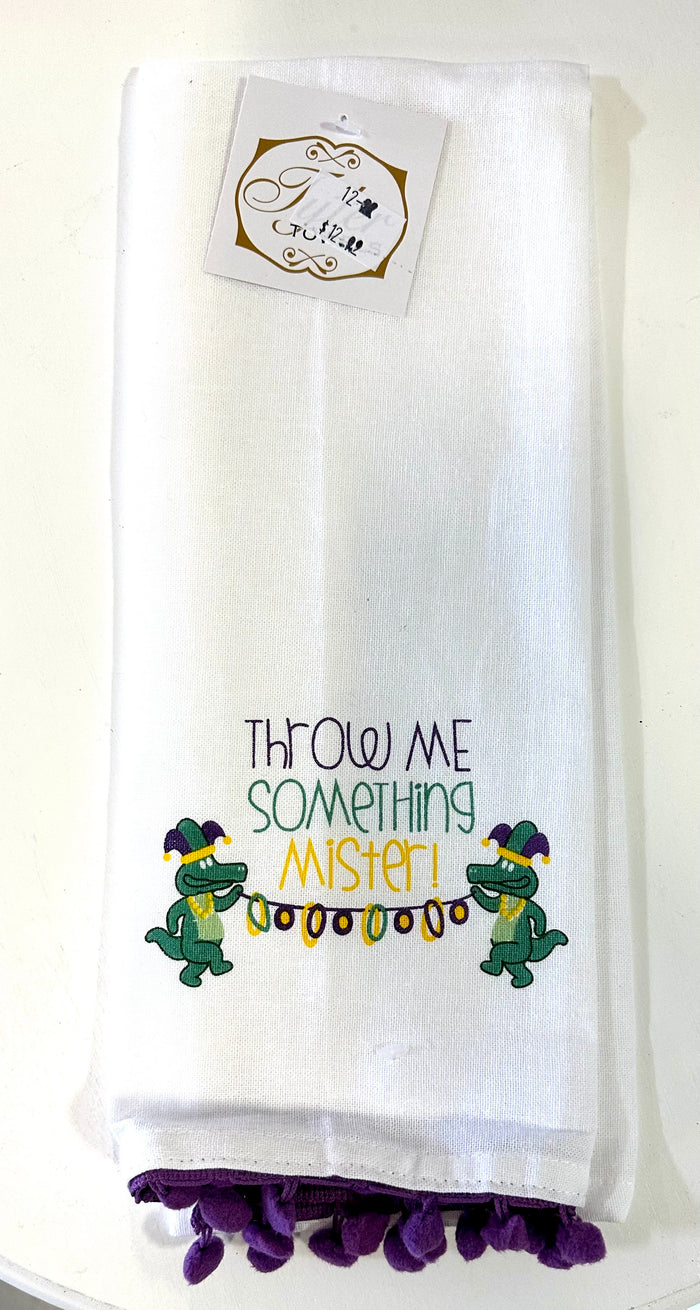 Throw Me Something Mister Hand Towel