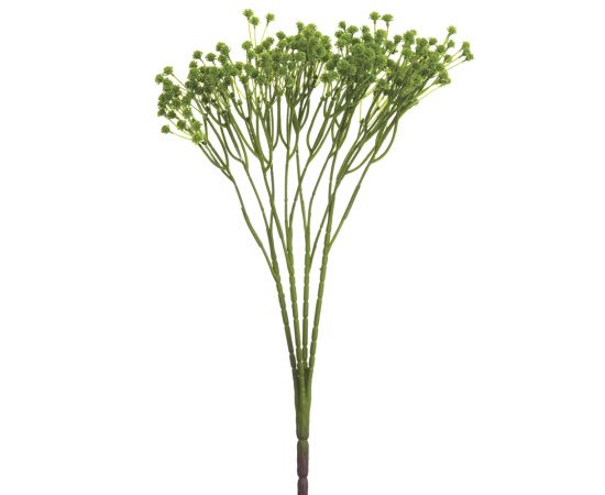 15" Green Gypsophila Spray