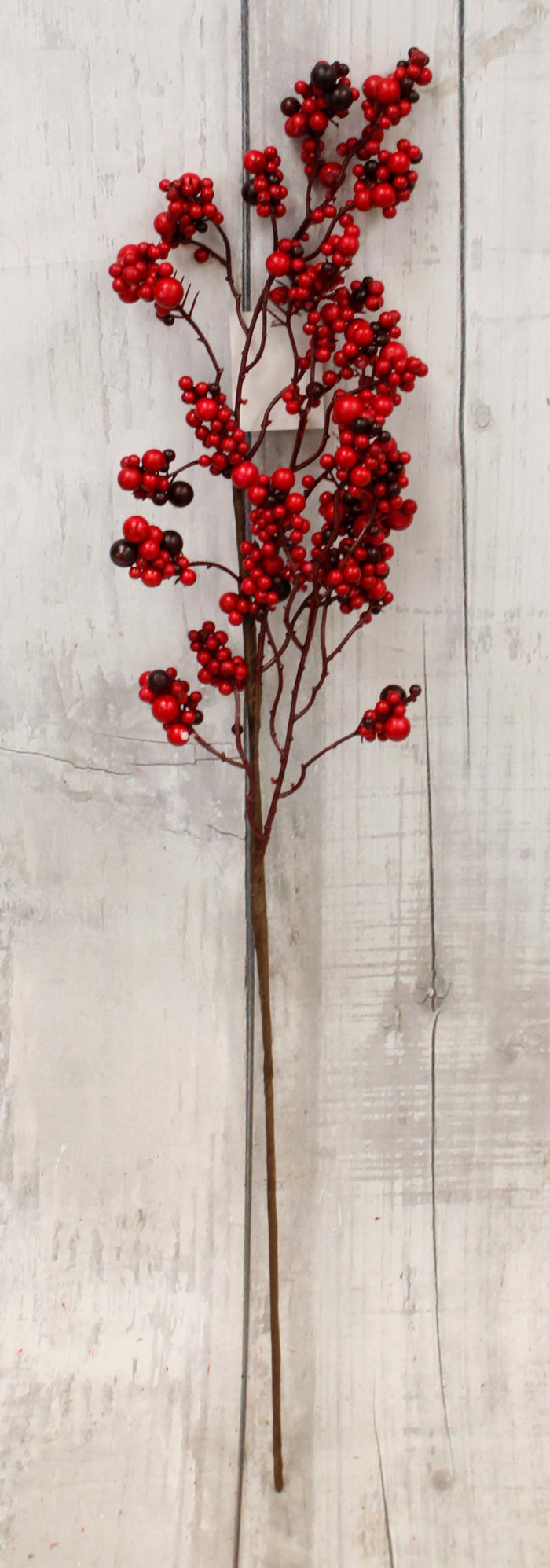 26" Red Berry Christmas Floral Spray
