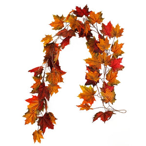 6' Maple Ivy Leaves Garland