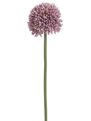 17.5" Lavender Allium Floral Stem