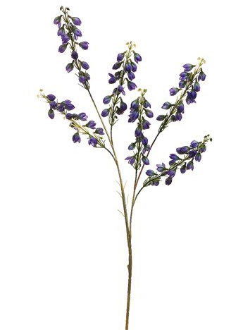 27" Purple Silk Baby Blosssom Spray