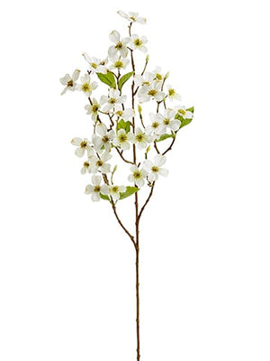 31" Cream Mini Dogwood Floral Spray-Spring Floral-Ellis Home & Garden