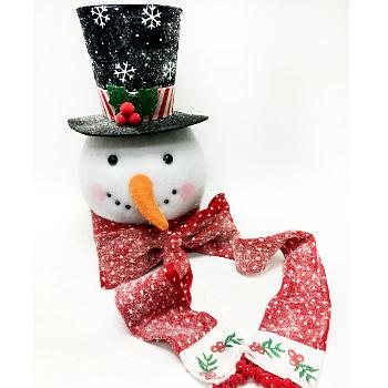 Snowflake Snowman Christmas Tree Topper