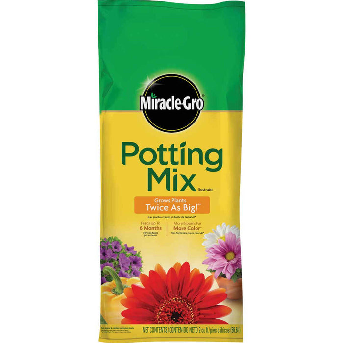 2 cu. ft. Miracle Gro Potting Soil Mix