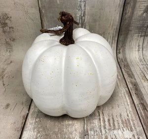 9" White Pumpkin