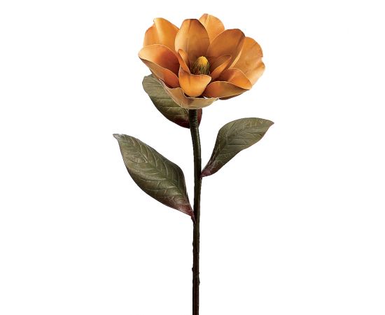 34" Gold Magnolia Floral Spray