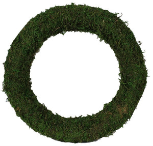 16" Green Moss Wreath