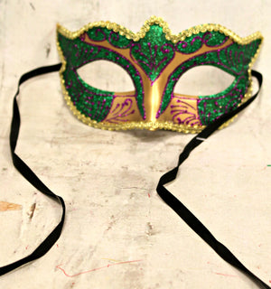Small Mardi Gras Mask-Mardi Gras Decor-Ellis Home & Garden