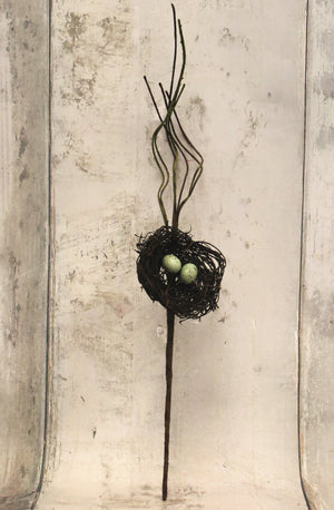 Bird Nest Floral Pick-Spring Floral-Ellis Home & Garden