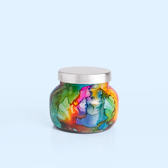 Capri Blue 8oz Watercolor Volcano Jar Candle