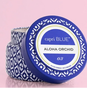 Capri Blue 8.5oz  Tin Aloha Orchid