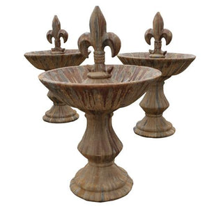 Fleur de Lis Fountain-Fountains-Ellis Home & Garden