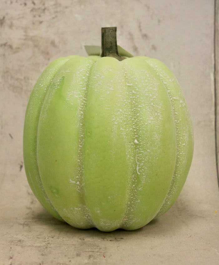 7” Sage Green Fall Pumpkin