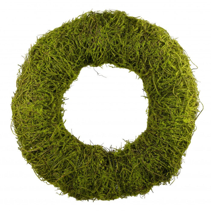 18" Green Moss Wreath