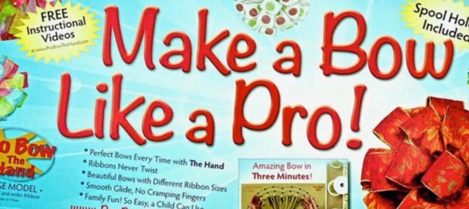 Pro Bow The Hand - Bow Maker exclusive at Ellis Home & Garden