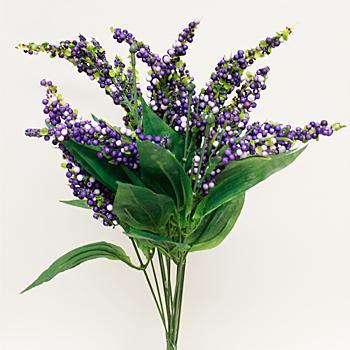 Purple Berry Spring Floral Bush