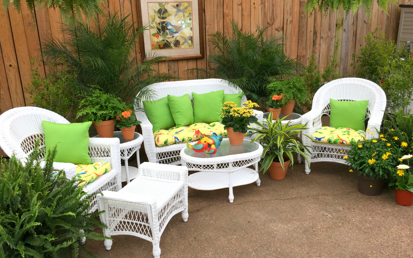4pc Outdoor Love Seat Patio Set – Ellis Home Garden