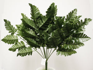 Silk Leather Leaf Bush-Greenery-Ellis Home & Garden